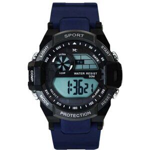 50mm Women Men's Sport Alarm Digital Quartz Military Army Waterproof Wrist Watch